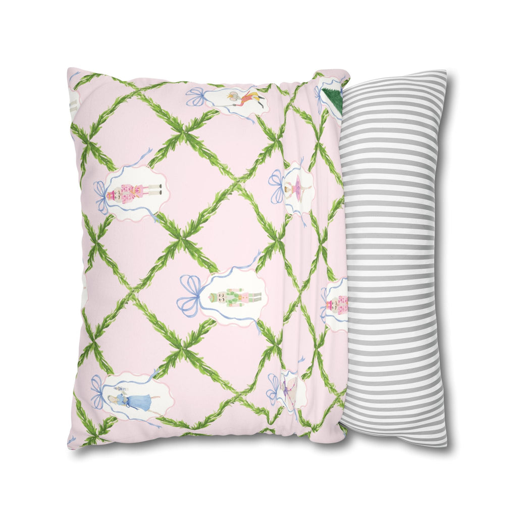 Nutcracker Ballet Velvet Pillow Cover