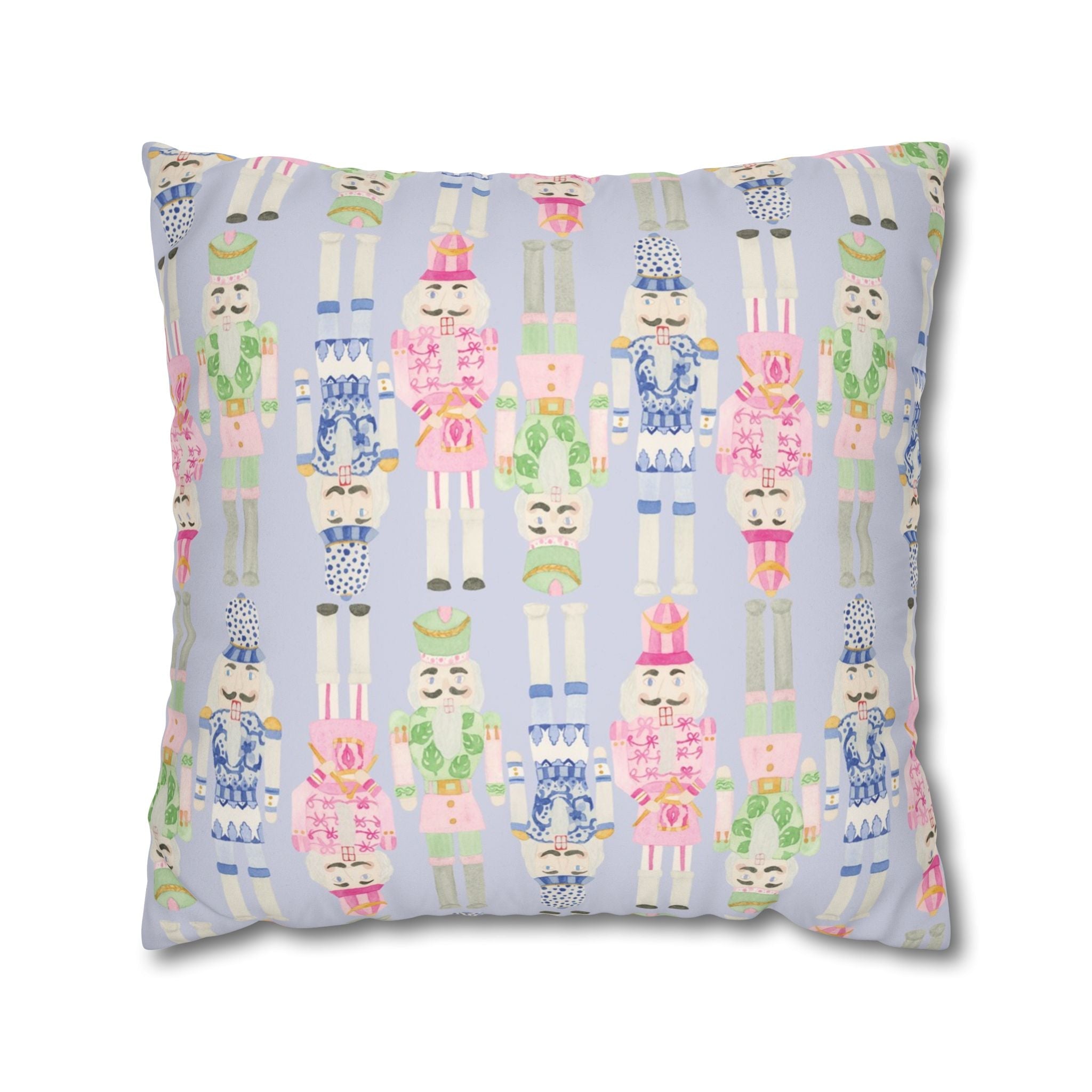 Grandmillenial Nutcracker Velvet Pillow Cover