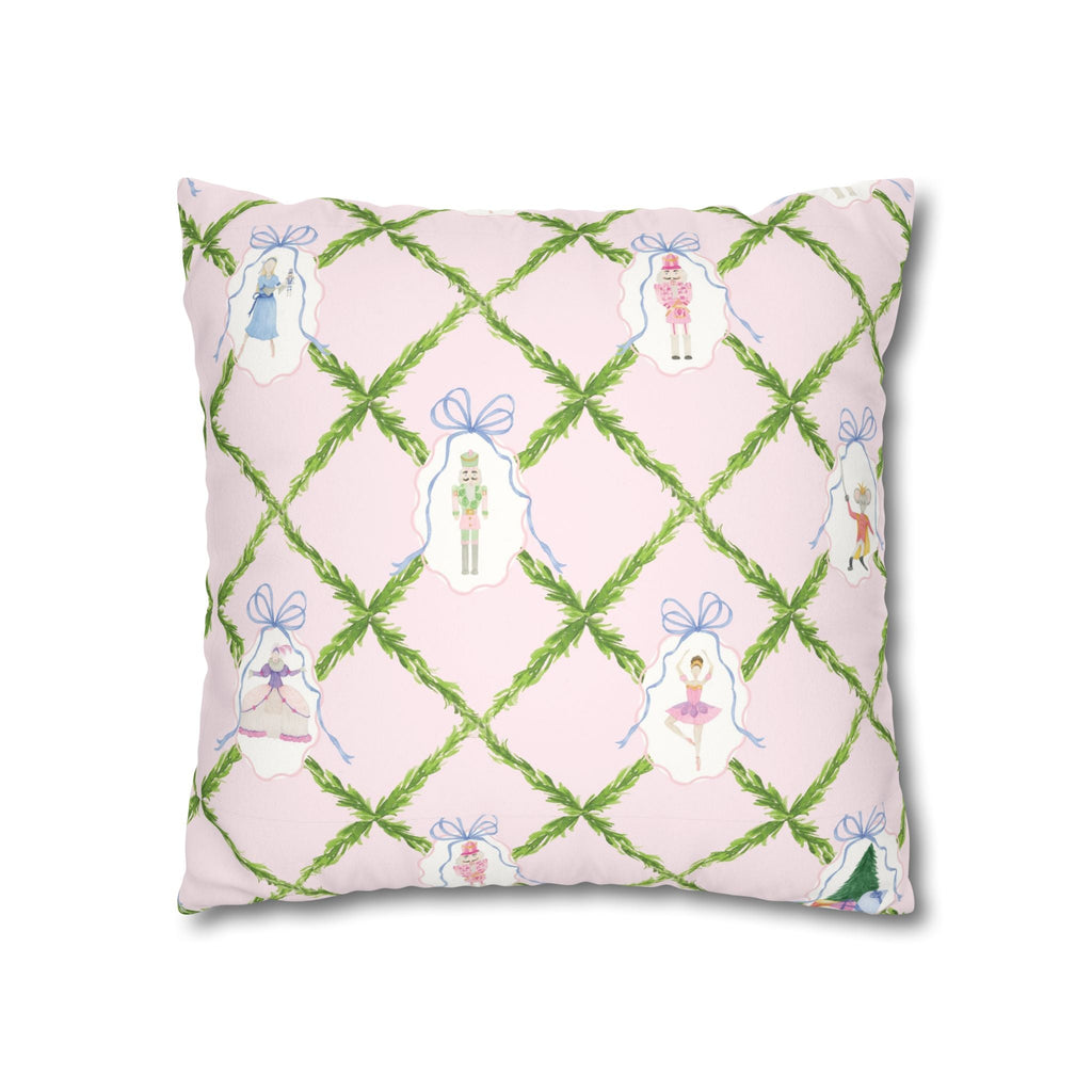 Nutcracker Ballet Velvet Pillow Cover