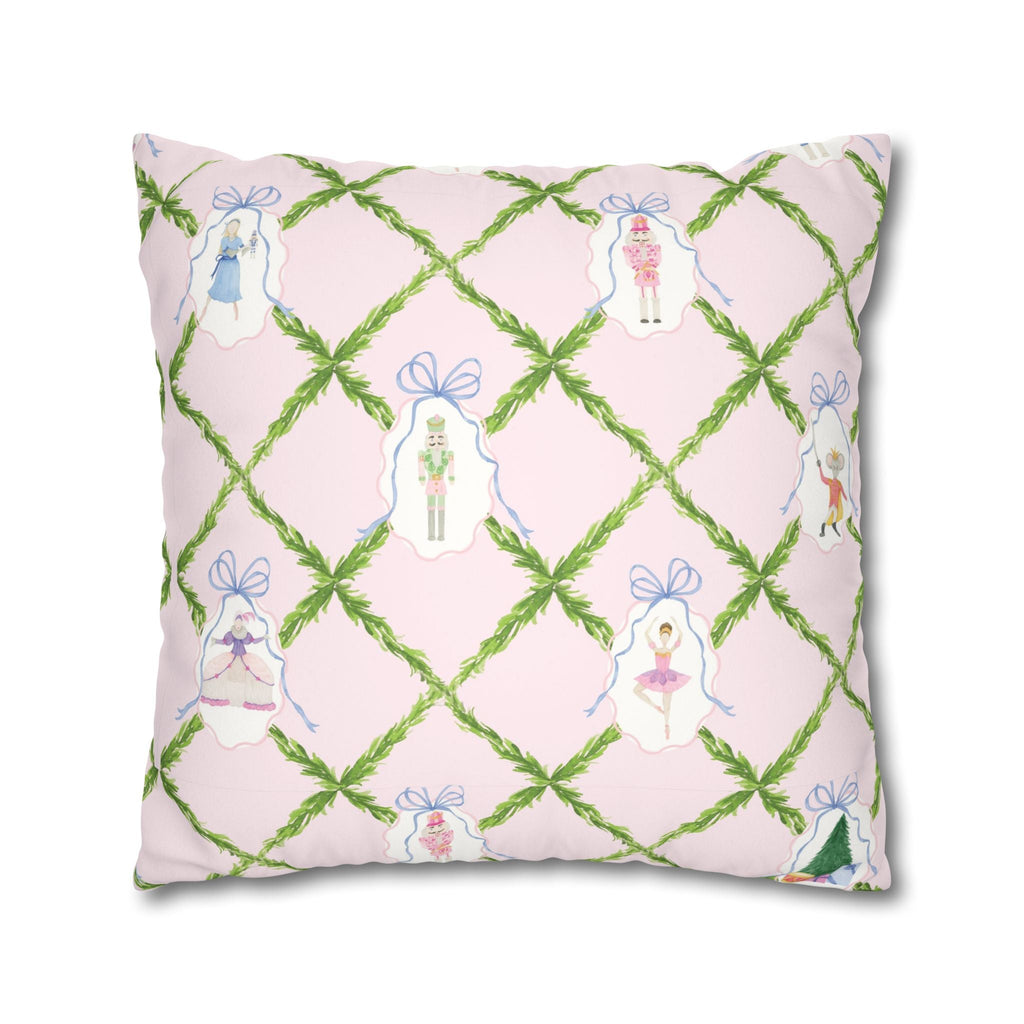 Nutcracker Ballet Velvet Pillow Cover