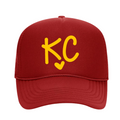 I LOVE KC ♡ printed trucker hat