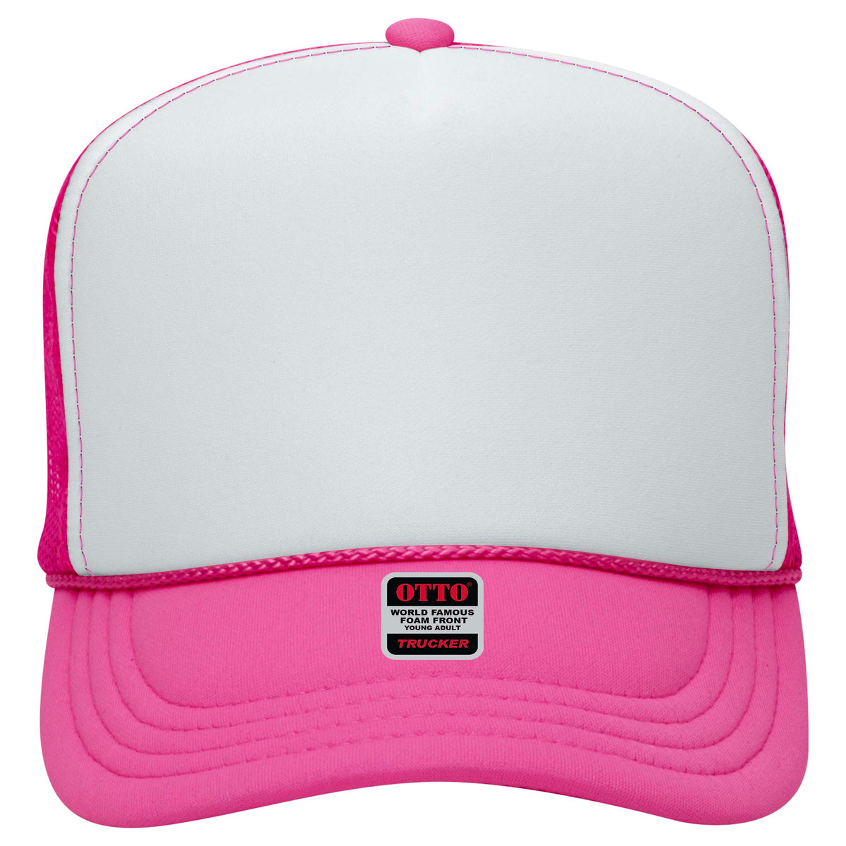 Embroidered Chain Stitch Trucker Hat