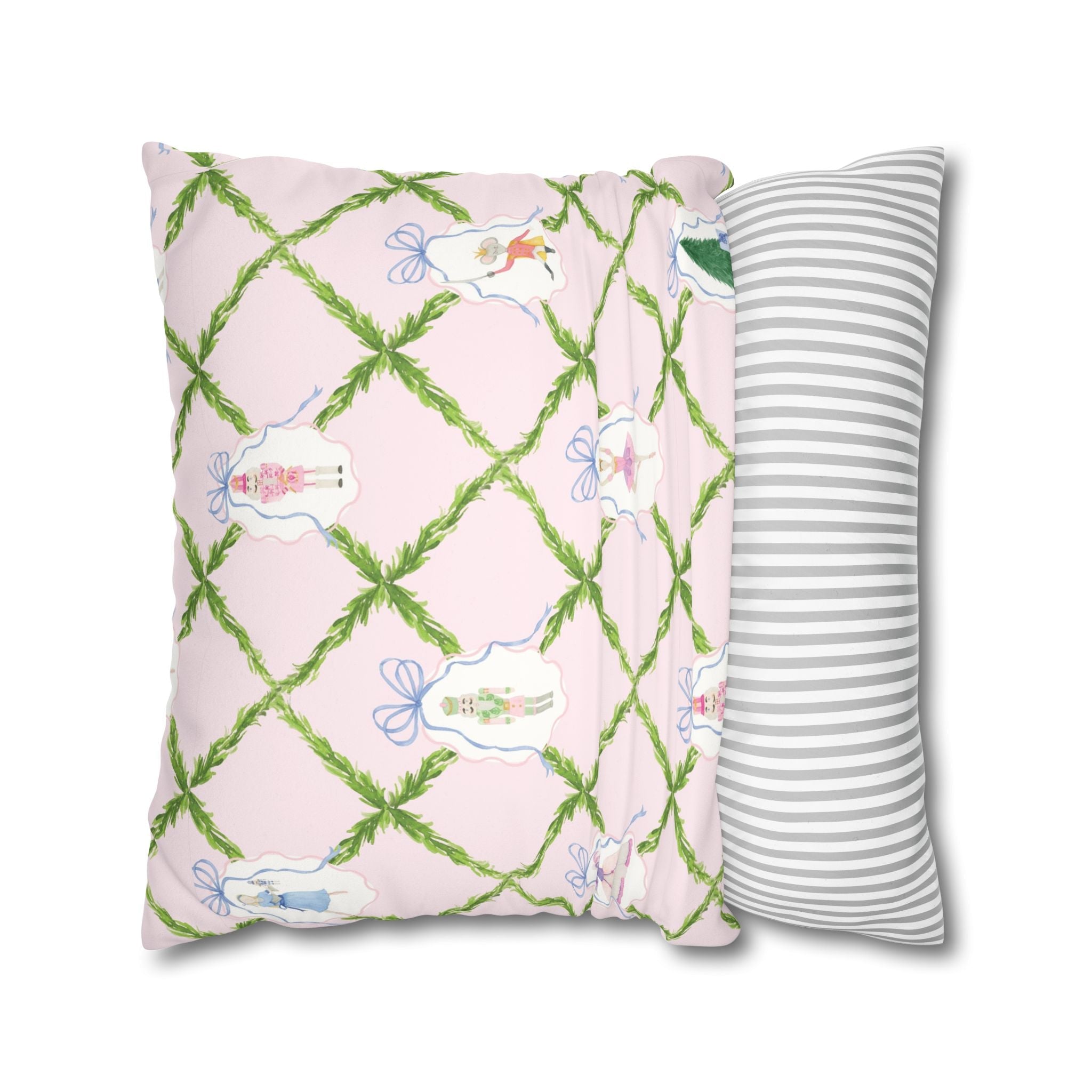Nutcracker Ballet Velvet Pillow Cover