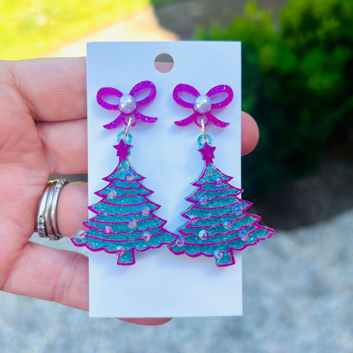 Bow Christmas Tree Dangles