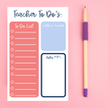 Teacher To Do Red/Blue