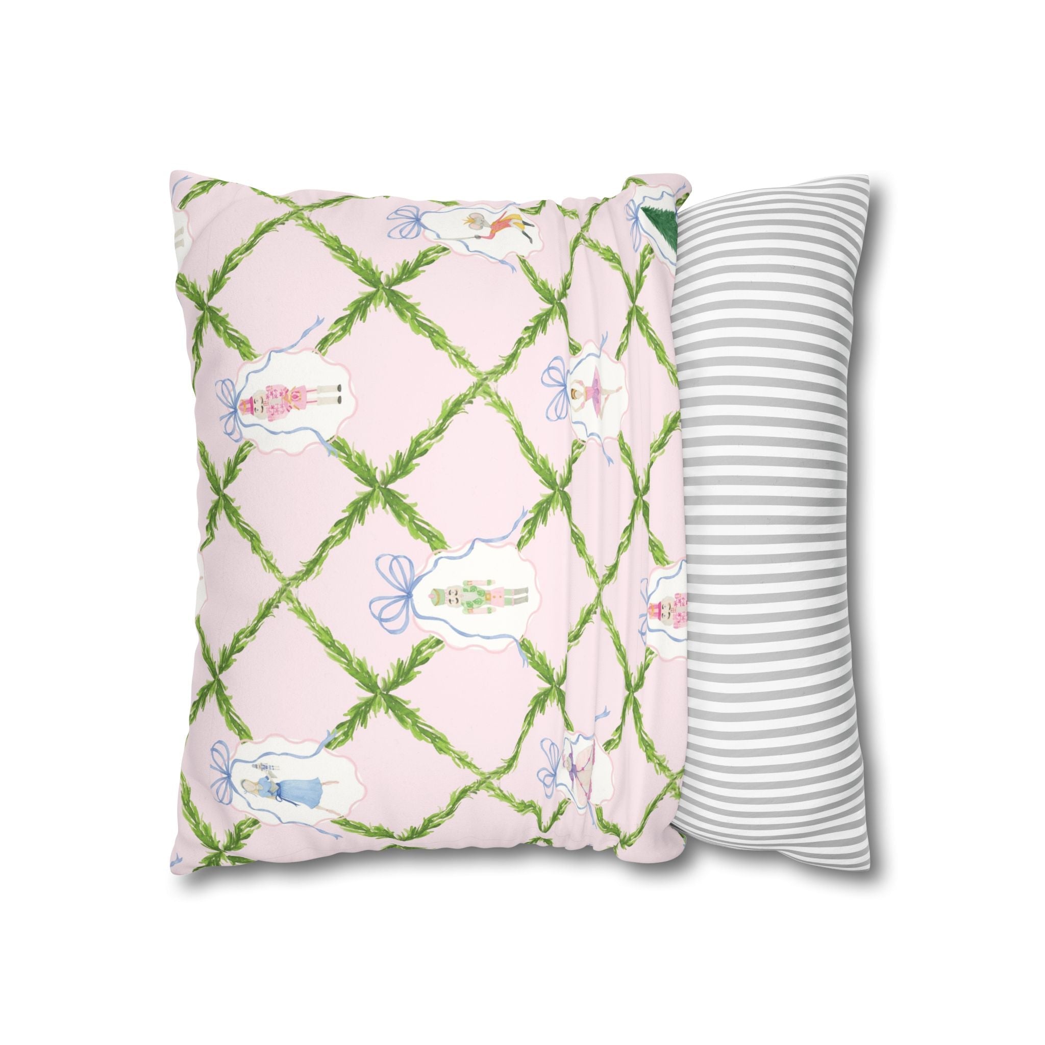 Nutcracker Ballet Velvet Pillow Cover