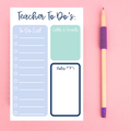 Teacher To Do Blue/Green