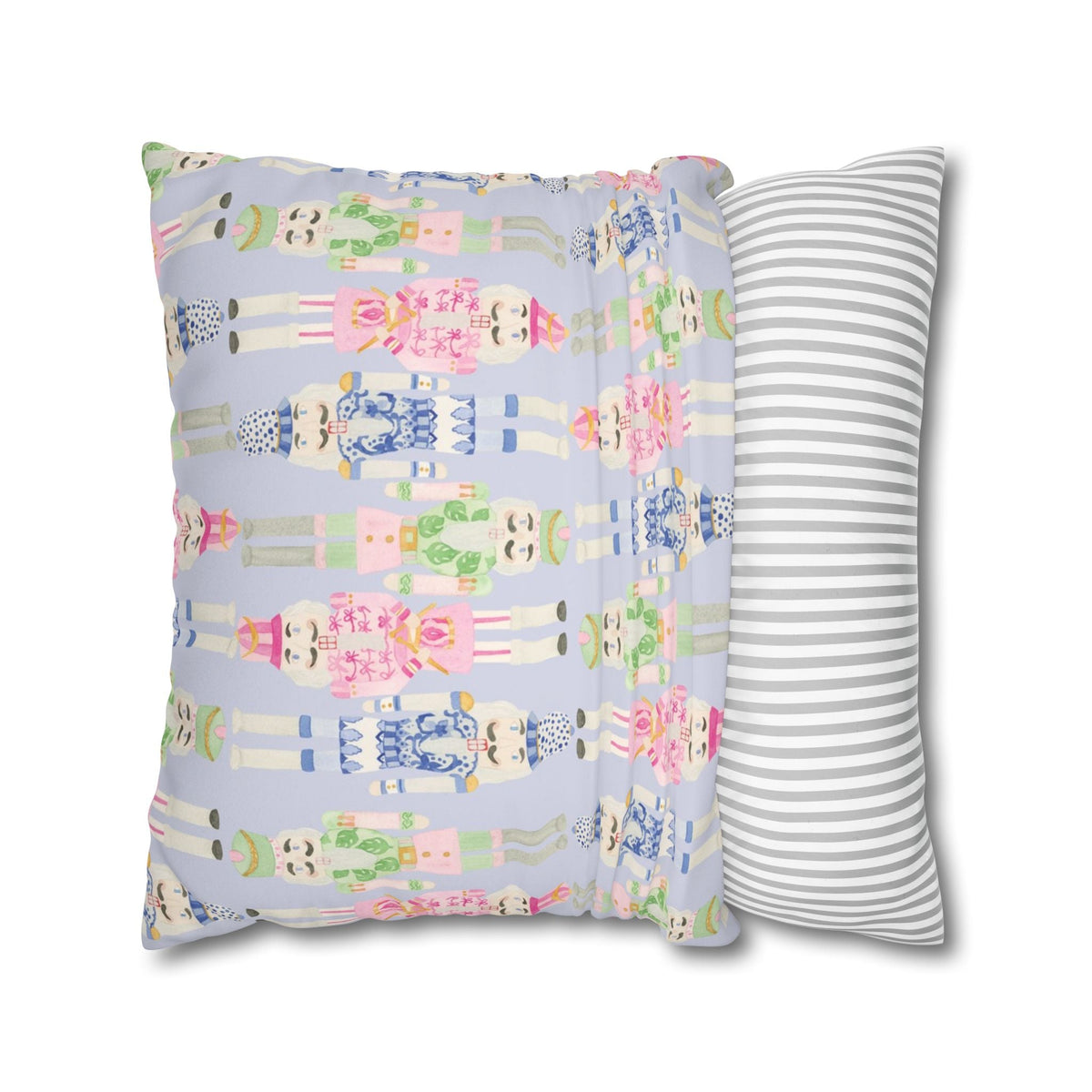 Grandmillenial Nutcracker Velvet Pillow Cover