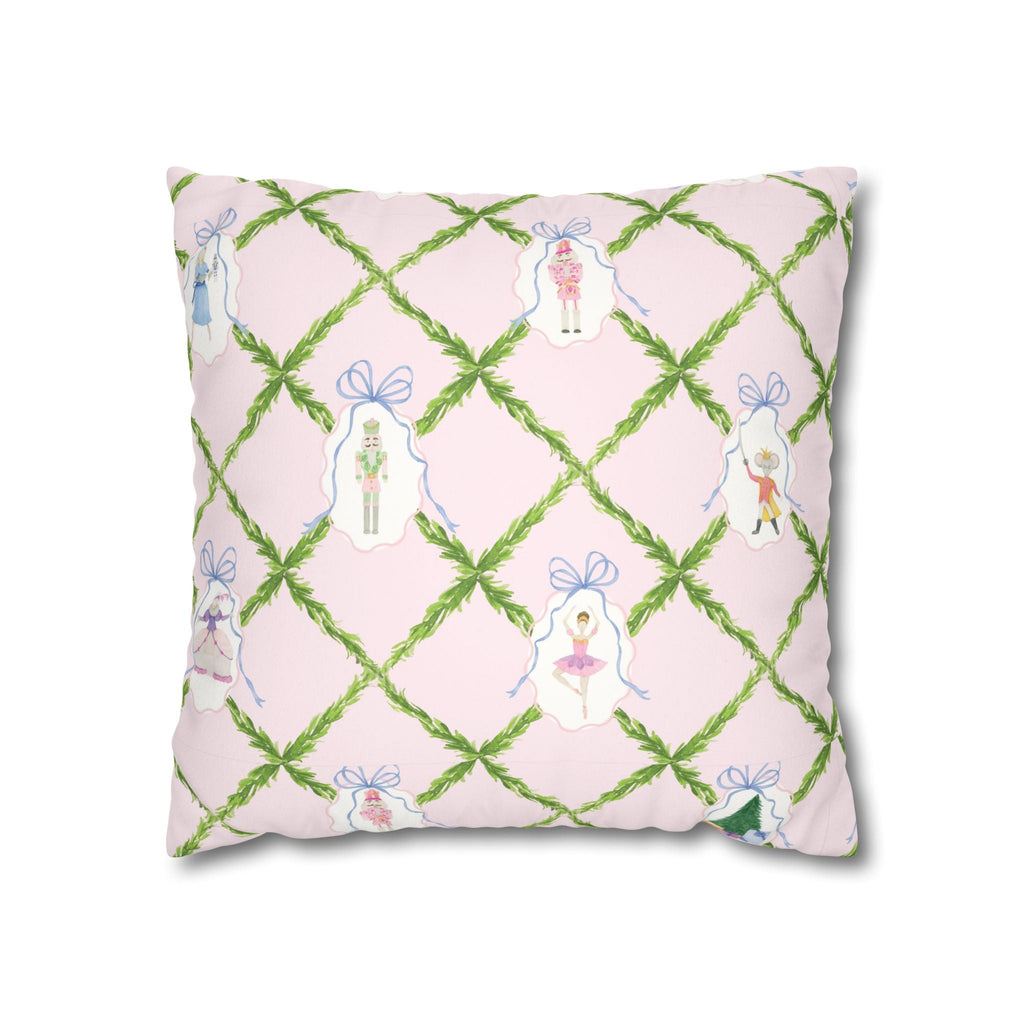 Nutcracker Ballet Velvet Pillow Cover