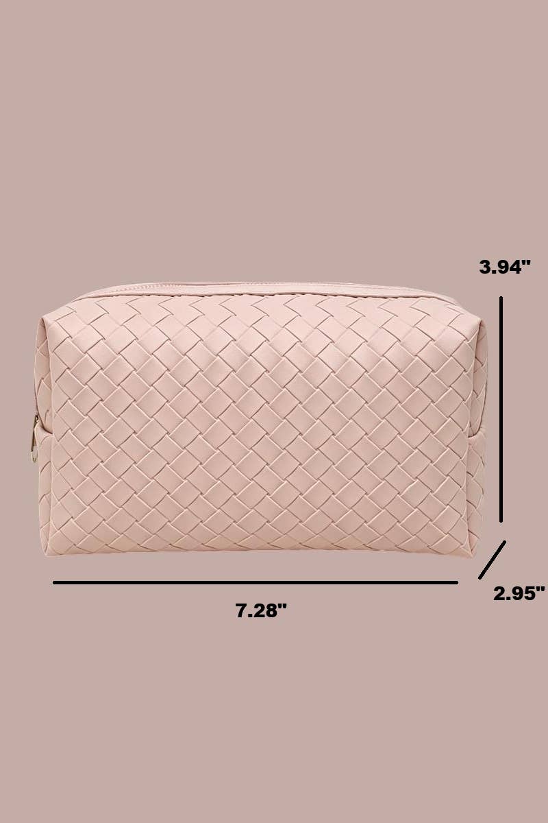 Woven Weave Cosmetic Bag