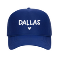 I LOVE DALLAS ♡ printed trucker hat