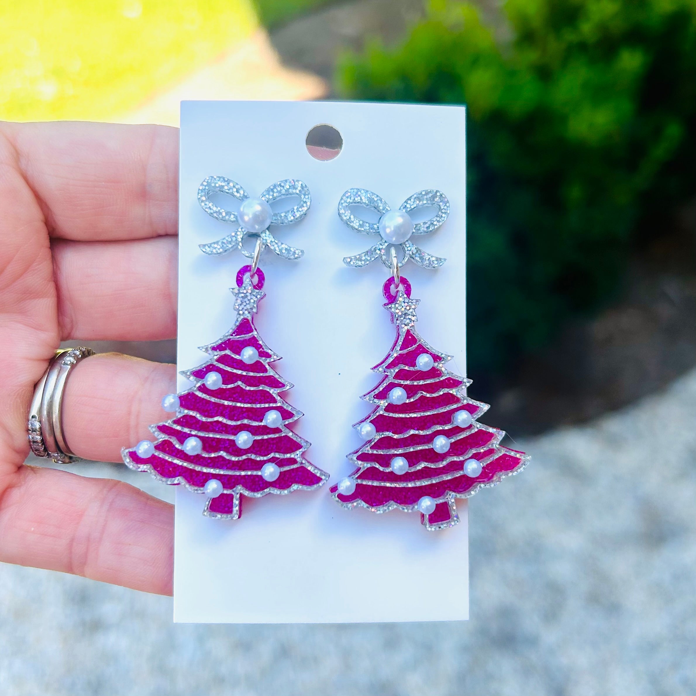 Bow Christmas Tree Dangles