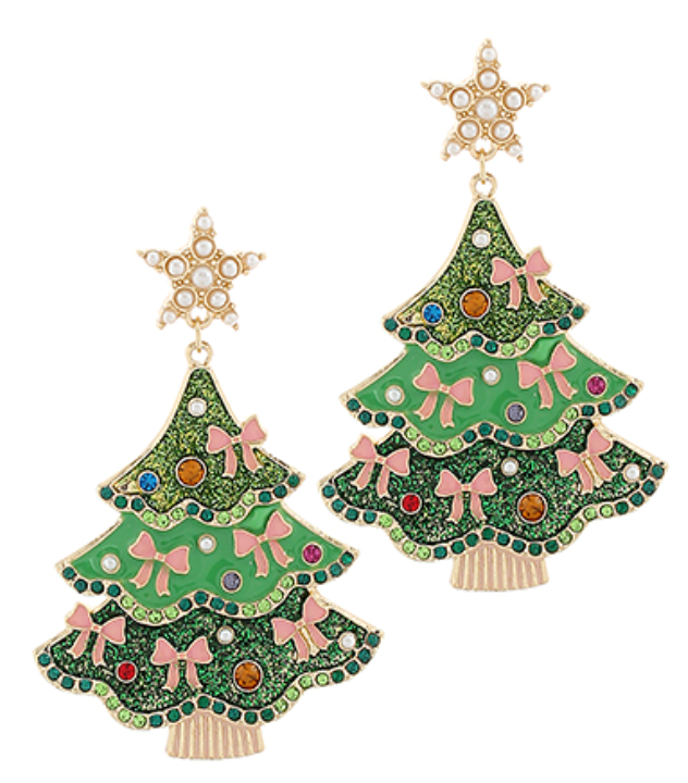 Bow Tree Earrings