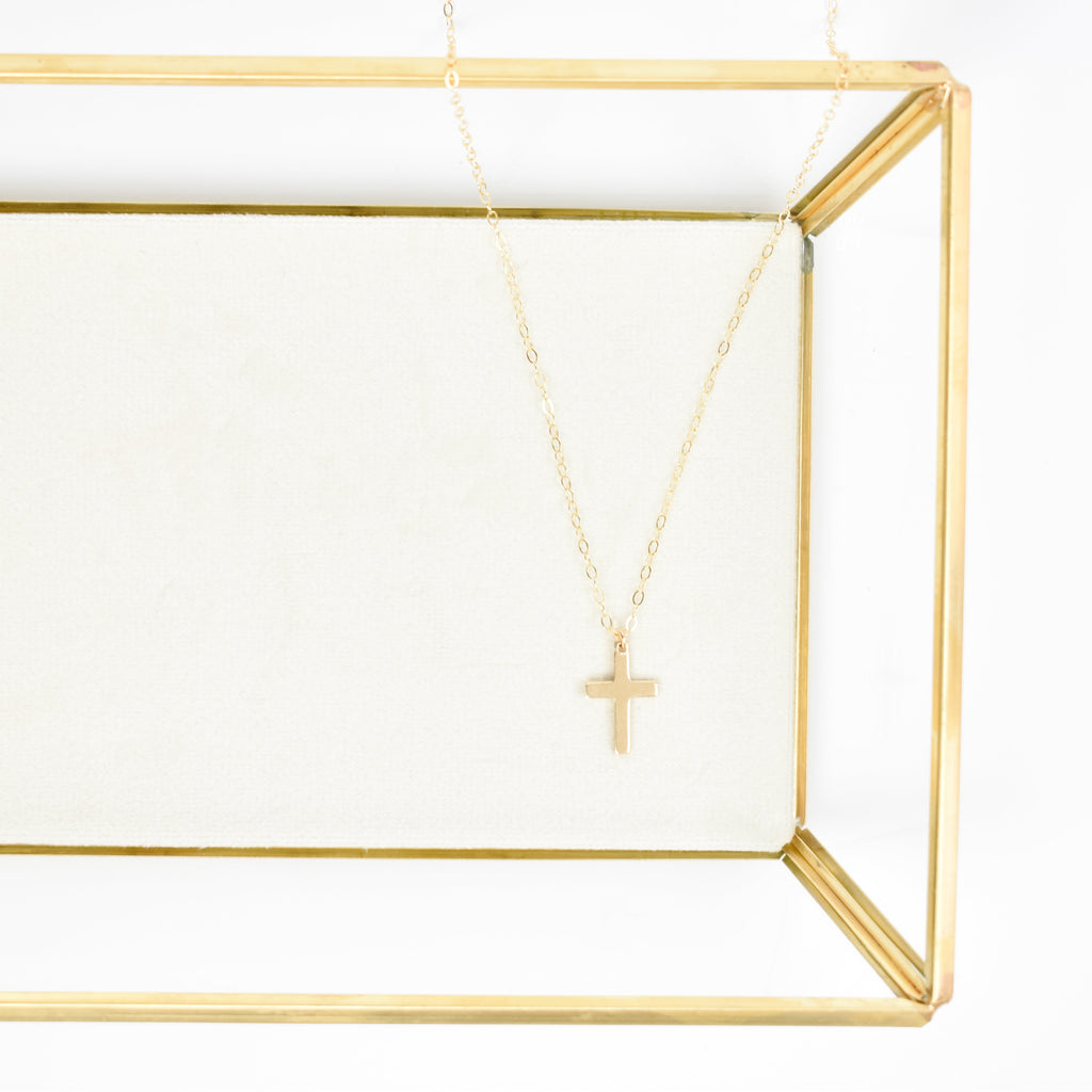 Simple Cross Necklace