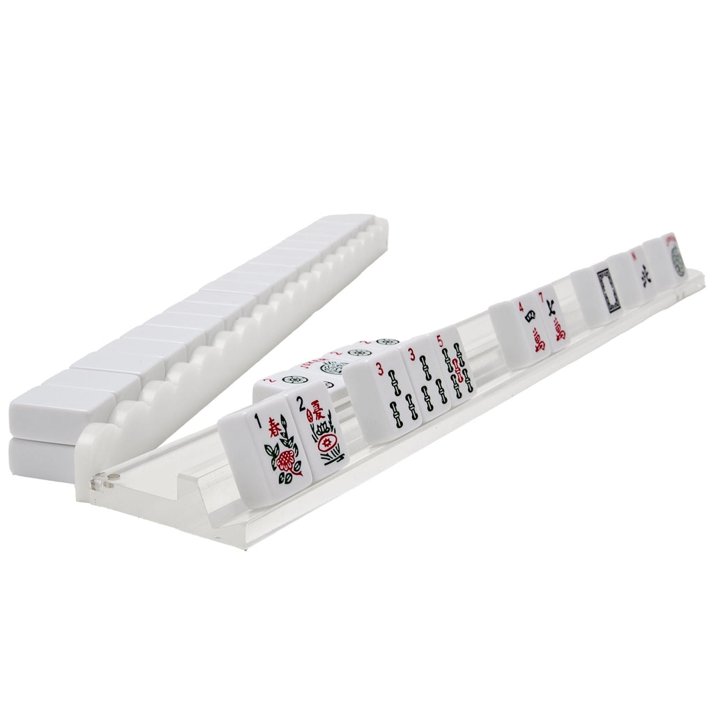 White Acrylic Mahjong Racks